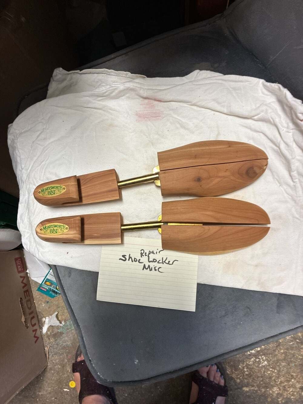 Moneysworth & Best Aromatic Cedar Shoe Trees Size Xxl